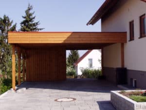 Attika Flachdach Carport