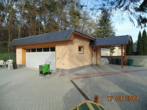 Attika Flachdach Carport