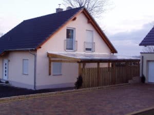 Carport Bedachung durchsichtig