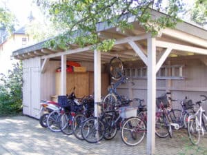 Carport mit Gründach