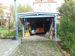 Carport mit Gründach