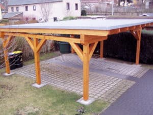 Pultdach Carport