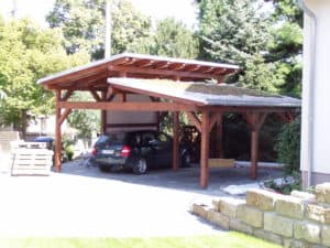 Pultdach Carport