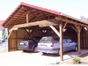 Carport mit Satteldach