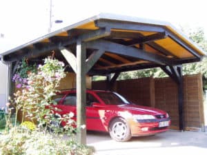 Carport mit Satteldach