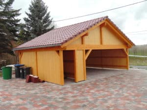 Carport mit Satteldach